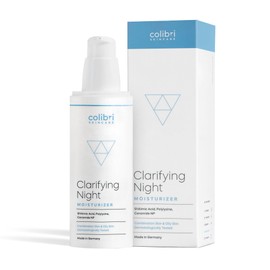 colibri skincare Clarifying Night Moisturizer 80ml - Nachtcreme Gesicht gegen unreine Haut, Moisturizer und Feuchtigkeitscreme Gesicht für unreine Haut Gesicht