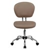 Flash Furniture Mid-Back Coffee Brown Mesh Padded Swivel Task Office