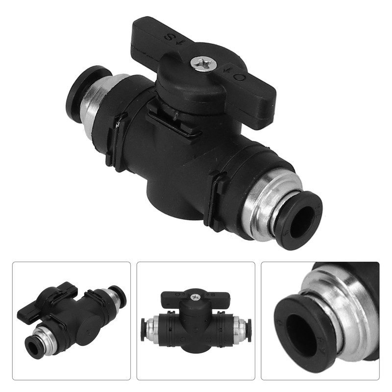 Air Flow Control Valve Pneumatic Connector Manual Adjust Quick Connect