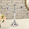 5 Arm Candlestick Holder Iron Retro Decorative Candle Holder Centerpiece