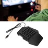 One Handed Gaming Keyboard RGB Backlight 35 Keys Ergonomic Portable