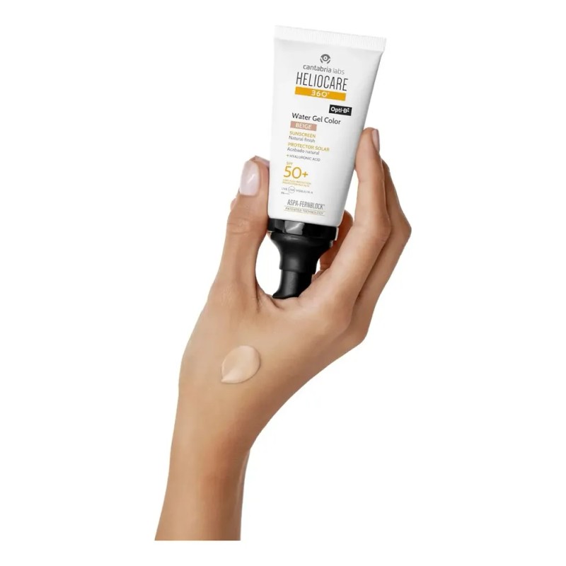 Heliocare 360 Water Gel Color Beige 50+ 50ml Cantabria Labs