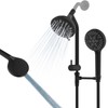 Dual Handheld Shower Head Combo, 3-Way High Pressure 10-Setting Handheld
