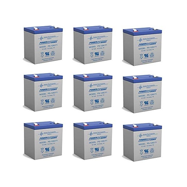 Power Sonic 12V 5AH SLA Battery Replacement for HP R3000h