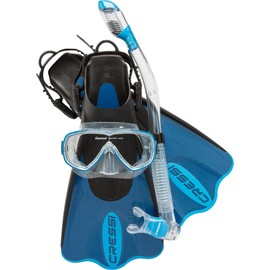 Cressi Palau SAF Set, Blue, XS/S