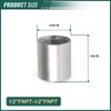 GORAGUCHI 10PCS 304 Stainless Steel Cast Pipe Fitting, 1/2" NPT