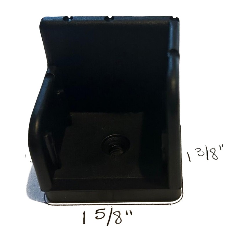 TECHVALET Black Tall Heavy Duty Right Hand Pontoon Hinge Gate