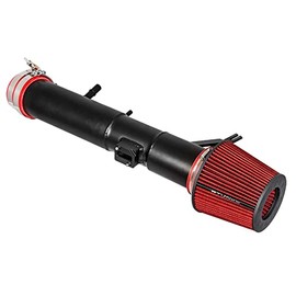 RTUNES RACING BLACK PIPE COLD AIR INTAKE + FILTER Compatible For 11-14 Ford Mustang 3.7L V6