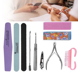Nail Art Buffer, Lima de esponja para lijado de uñas Buffer Polish Manicure Pedicure Professional Tool Set 10Pcs/Pack