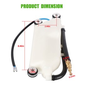 marddpair Oil Reservoir Tank Assembly Replacement for Mercury 110-175 HP 1200-8M0063190 12008M0063190 8M0063190 2000-2014