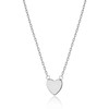 Philip Jones Silver Plated Sister Heart Necklace with Quote Card