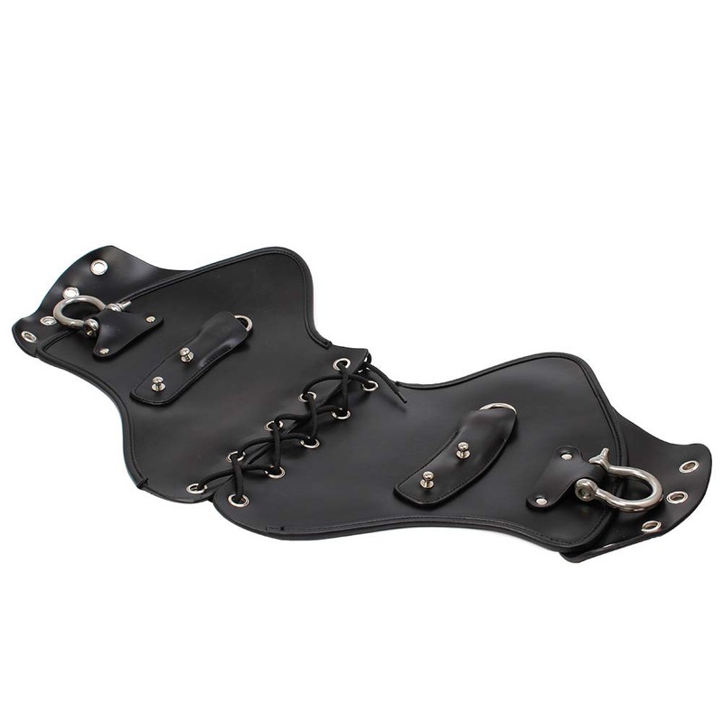 AQIMY Motorcycle Saddle Shield PU Leather Thermal Baffle Deflector Modified