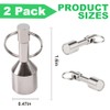 Srzllxfc 2 Pack Keychain Magnet for Testing Brass - Magnetic