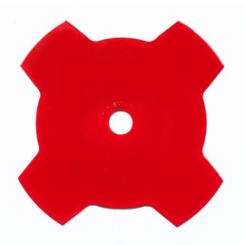 Oregon One-For-All 295501-0 Universal Brushcutter Blade 4 teeth for Grass and Weeds for Stihl, Husqvarna, Mitox, Echo, Kawasaki and Other Machines,Red,1.4 x 255 mm