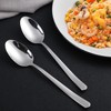 Soup Spoon Stainless Steel Set with 6 Heavy Duty Cutlery