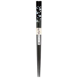 田中箸店 若狭塗箸 銀桜花 グリーン 22.5cm