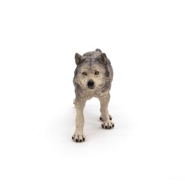 Papo Wild Animal Kingdom Figure, Grey Wolf