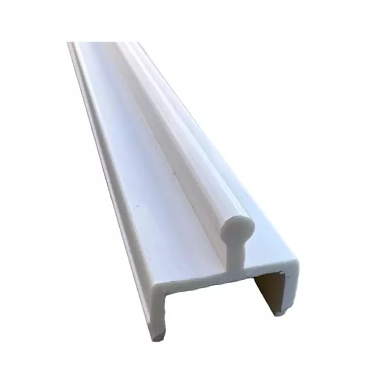 CBW Doors Sliding Screen Door Track 72" White Vinyl