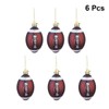 STOBOK 6 Pieces Christmas Sports Ball Ornament Christmas Tree Hanging