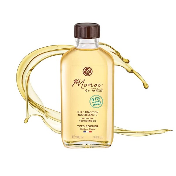 Yves Rocher Nourishing treatment, concentrated traditional oil, 97% monoï.