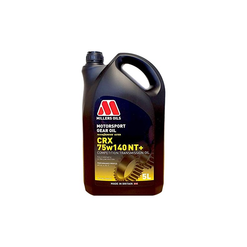 Millers Oils CRX 75w140 NT+ - 5 Liter Bottle
