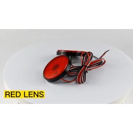 BESTAUTOMOTORS RED LENS LED BUMPER REFLECTOR  TAIL BRAKE LIGHTS FOR HIGHLANDER ZRR70 NOAH VOXY