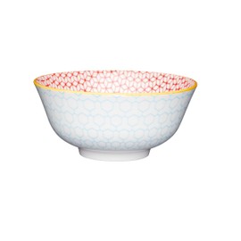 KC Bright Geo Bowl Blue 15.7cm