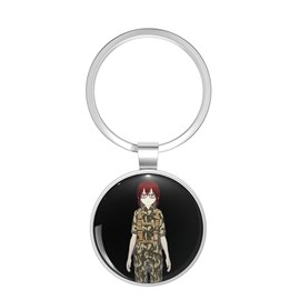 BKR Graphics Anime Military Metal Double Sided Key Chain Keychain