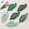 AWAYTR French Flat Hair Clips for Women - 6Pcs Flat