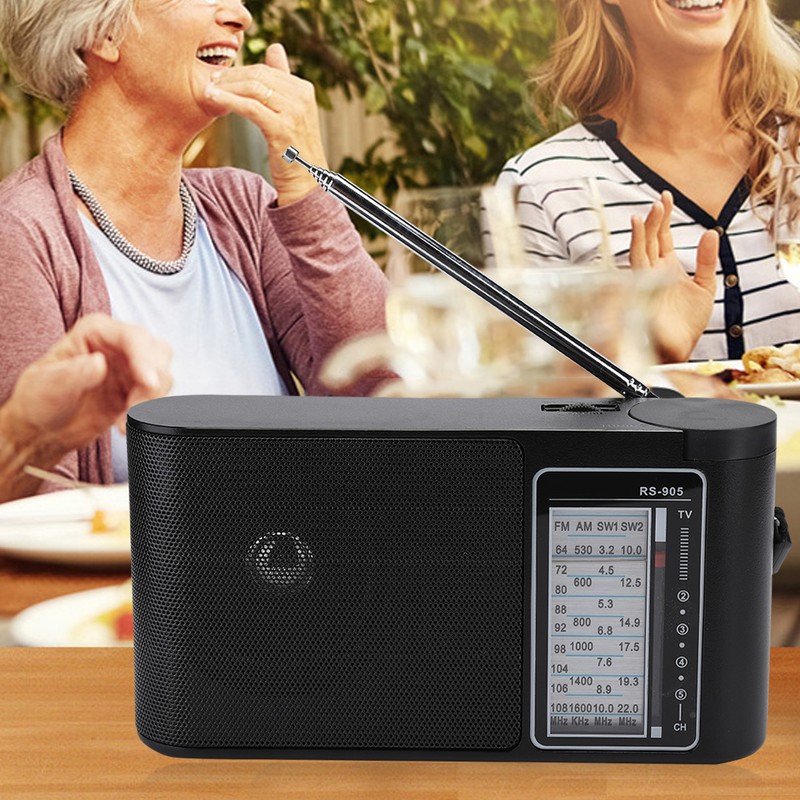 Portable Multiband FM/AM/SW1/SW2 High Sensitivity Hand Tuned Professional Radio