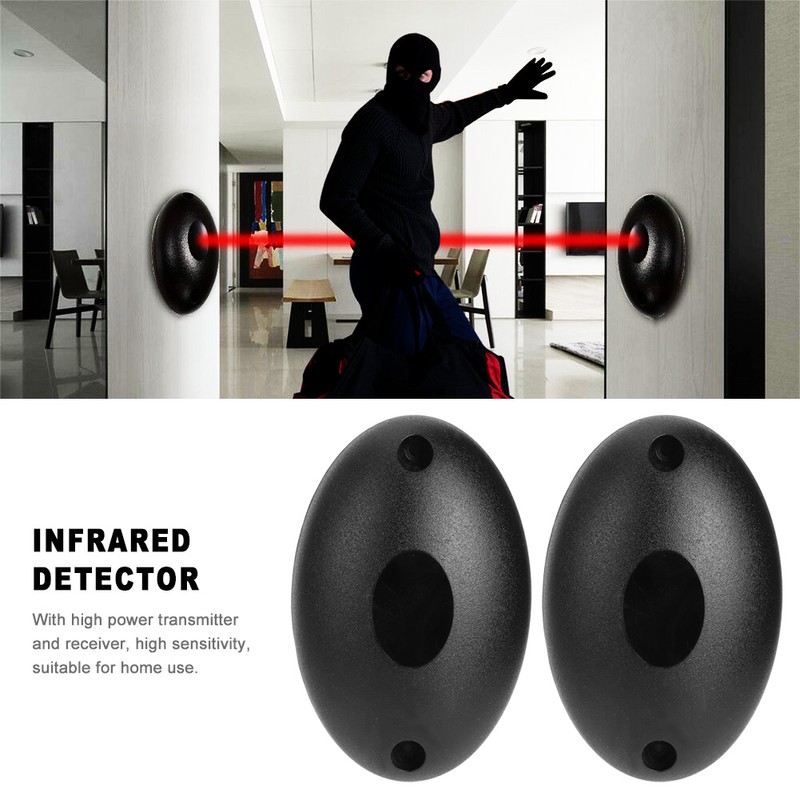 Household Waterproof Beam Alarm Single Infrared Automatic Sensor Detector for