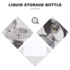 ULTECHNOVO 2Pcs Drücken Alkoholspender Leer Abschließbare Antistatische Push-Down-Pumpe Flaschen Platz