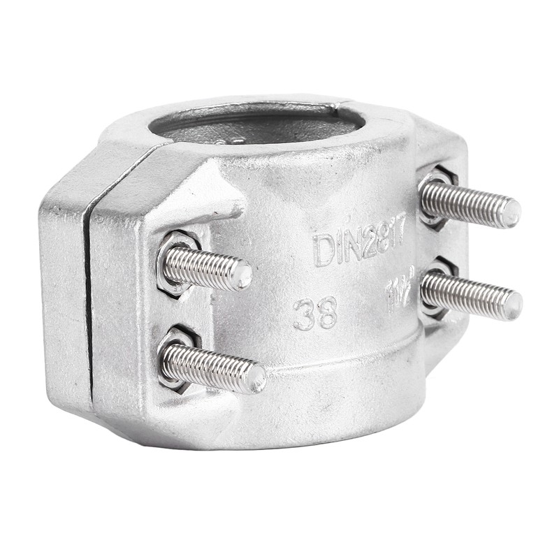 Pipe Hanger Bracket Clamp 304 Stainless Steel 2 Pieces TC