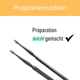 5x Dissecting Needle Full Metal Straight Lanzettenförmig 1 A Quality, Stainless Steel, Dissecting Needle Lance