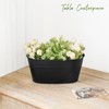 Dahey Metal Iron Hanging Flower Pots for Railing Fence Hanging