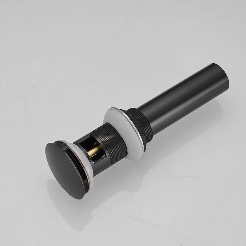 BWE Bathroom Sink Pop Up Drain Stopper with Overflow, Vessel