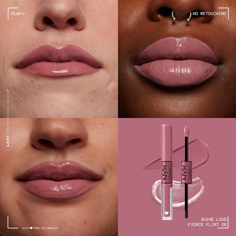 NYX Professional Makeup Lip Gloss, High Pigment, Long Lasting Lip