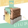 SCRAP COOKING 5139 Wooden Decorative Stamp for Pastry with 1
