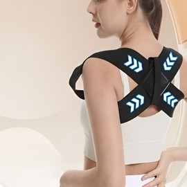 Shoulder spine posture corrector back straightening curved back narrow shoulder fixing band stretching Protection XL 10ea