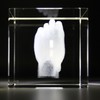 VIP-LASER 3D Glass Crystal with Engraving I Heart in Two