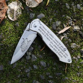 MRSLYFQH Scripture Grace Gifts Jesus Christ Religious Utility Tool for Men,Bible Verse Catholic Confirmation & Baptism Holy Salvation Faith Gift