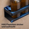Minismus Shower Shelf No Drilling Black Shower Shelf with Safety
