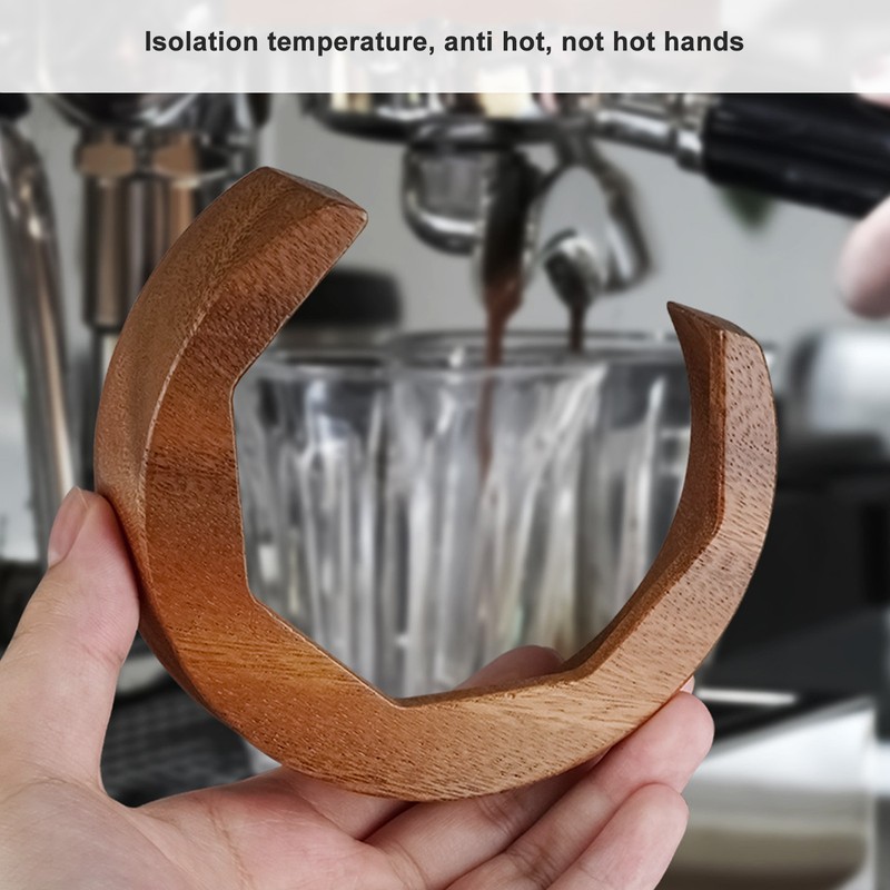 Coffee Machine Wood Grouphead Heat Resistant Professional Grouphead Ring Replacement