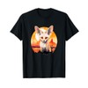Watercolor Sunset Fennec Fox T-Shirt