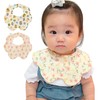 SyuAmi 360 Bibs, 3-Piece Set, 98 Threads, High Density Gauze