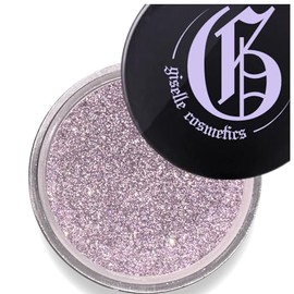 Sombra de Ojos Mineral Suelta Perla Morada - Orgánica, Maquillaje Brillante Sin Talco - Paleta de Sombra de Ojos En Polvo Con Glitter, Brillo Rosa y  