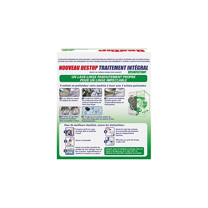 Destop Complete Cleaning Washing désinfectant