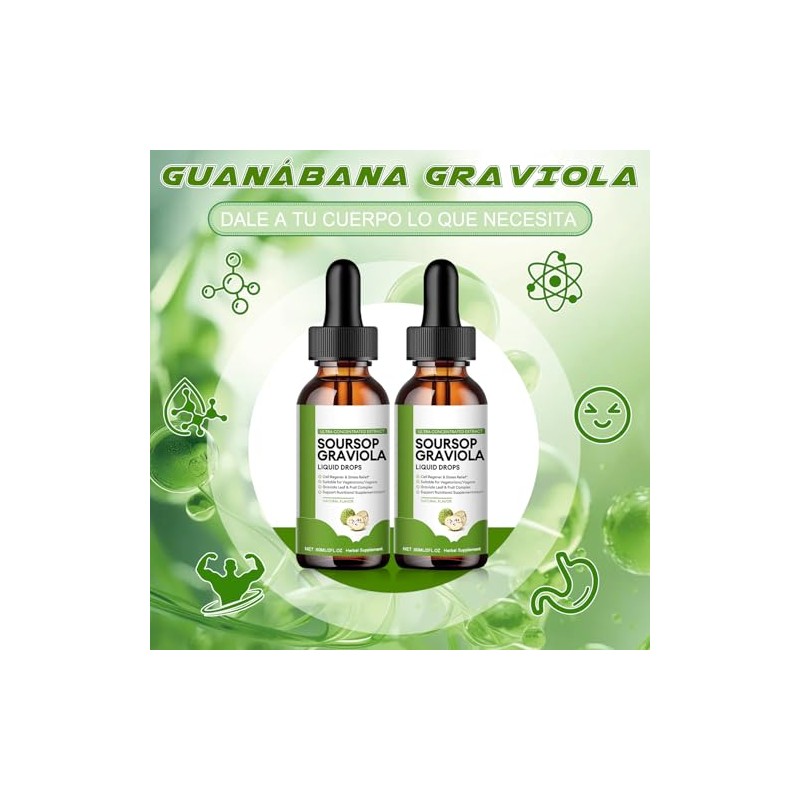2PC Extracto de guanábana orgánica