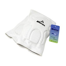 Mikasa 830JR Competition Antimicrobial Kneepad, White