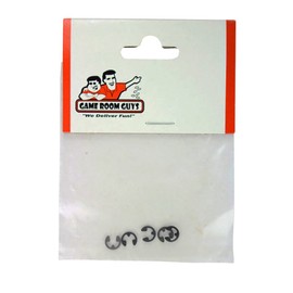 Game Room Guys Pinball Machine E-Ring - 5/32" Diameter - Set of 5